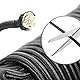 com-four® Spanngummi - 20m x 6mm - Spannseil für Banner, Plakate, Zelte, Pavillon - Gummiseil für Transport, Camping, Sport, Gepäck - Expanderseil als Planenspanner, Gepäckspanner, Sicherung