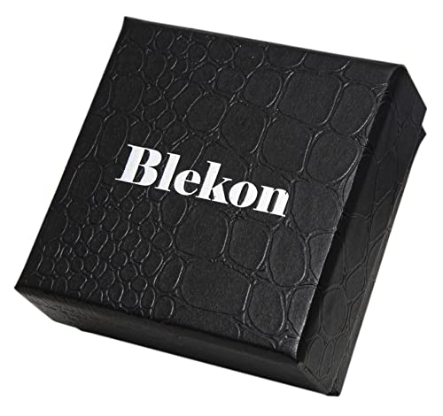 Blekon Original Mother of Pearl Cuff Watch for Women with 31mm Case Japanese Quartz Movement Metal Hinged Bracelet for Women