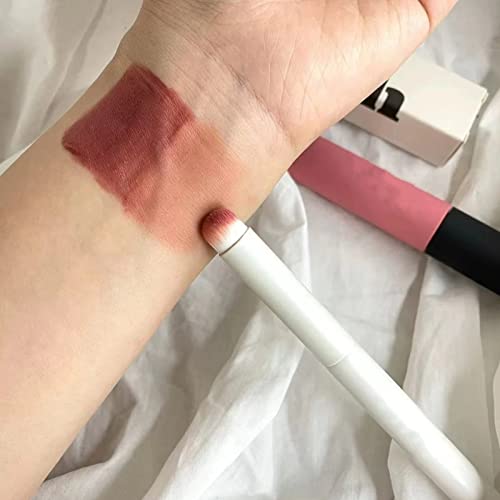Brochas de labios con cabeza redonda de fibra sintetica suave 3