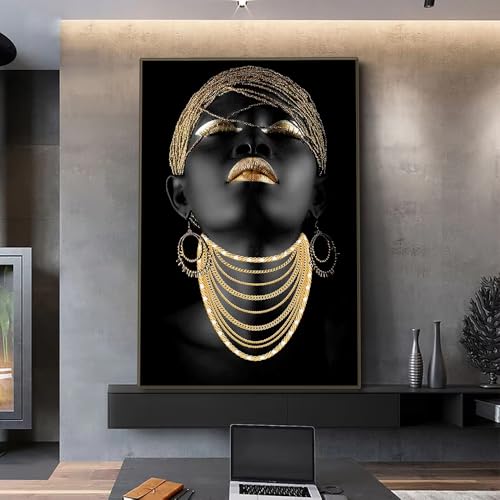 Affiches de femmes africaines portraits féminins sur toile décoration maison 30x50