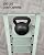 Taranta 3 Step Ladder,Lightweight Aluminum Step Stool with Convenient Handgrip, Folding Ladder with Anti-Slip Pedals, 330lbs Capacity Stepladder for Home, Office, Kitchen-Fairyland Green