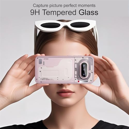 Image of FabeKee Camera Lens Protector Compatible With Nothing Phone 4a 9H Tempered Glass, Anti-Scratch, HD Clear, Easy Installation, Ultra-Thin Camera Lens Protection