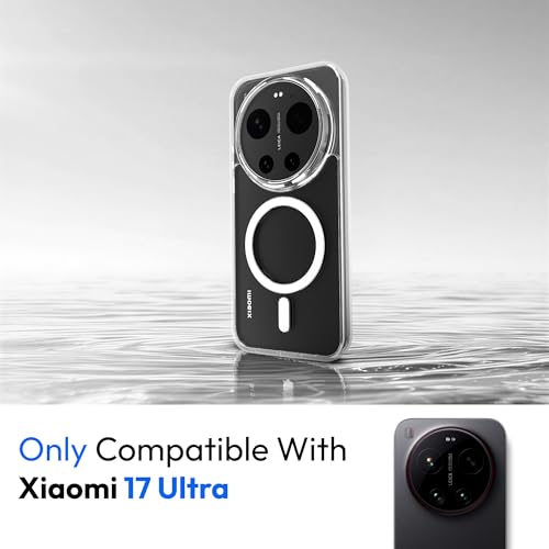 Image of KAPAVER Essential Back Cover Case Compatible with Xiaomi 17 Ultra - Magnetic Clear (PC+TPU) (Xiaomi 17 Ultra - Magnetic Clear)