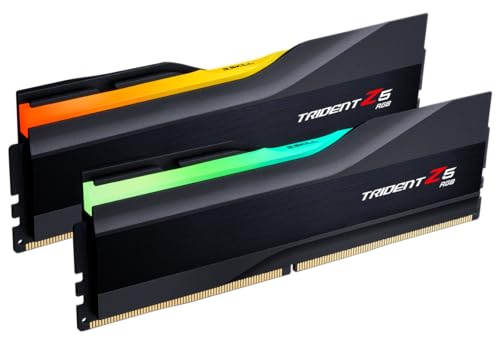 32GB G.Skill DDR5 Trident Z5 RGB 7200MHz CL34 1.40V Kit Dual Channel 2x 16GB Nero