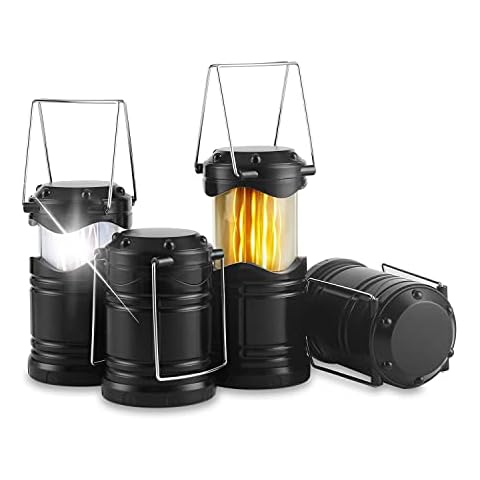 Lichamp 4 Pack LED Camping Lanterns Cover