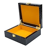 Coffret en - taille appropriée, cette boîte à cigares peut mieux placer cigare et empêcher l'humidité, avec couvercle à charnière