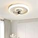 Nowoczesne wentylatory sufitowe LED ，Pilot zdalnego sterowania Ultra-cicha regulacja ， Silnik DC Dwustronny, ściemnialny wentylator sufitowy LED ，6-biegowy wentylator wiatrowy Kreatywne oświetlenie