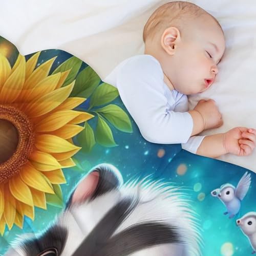 Couverture mouffette chaude pour vos soirées cocooning sur le balcon
