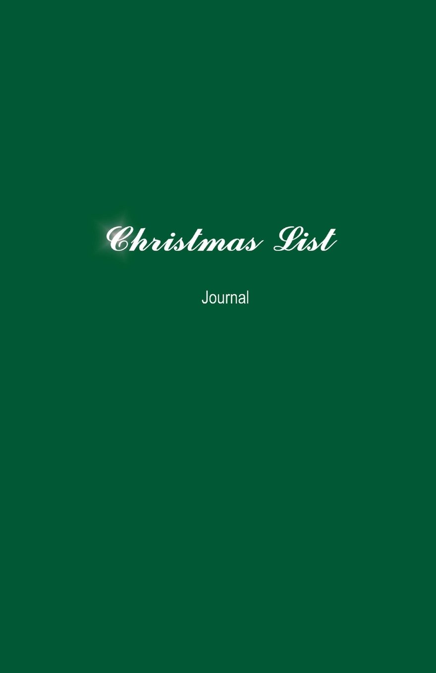 Christmas List Journal: Christmas Notebook with Checklist Boxes and Lines
