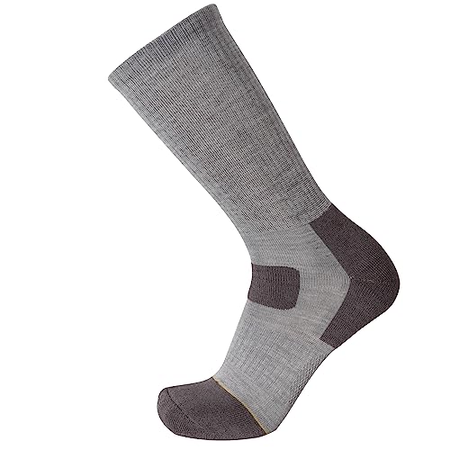 Image of EnerWear 6Pack Men's Merino Wool Outdoor Hiking Trail Crew Sock (US 10-13, 1706M)