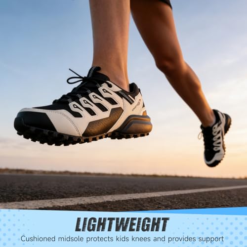 Image of Men's Waterproof Trail Running Shoes Wide Hiking Walking Sneakers
