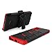 ZIZO Bolt Series for Samsung Galaxy Note 10 Plus Case | Heavy-Duty Military-Grade Drop Protection w/ Kickstand Included Belt Clip Holster Lanyard (Black/Red)