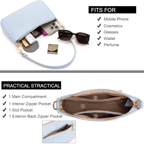 Image of Shoulder Bag for Women Retro Hobo Handbags Cross Body Purses