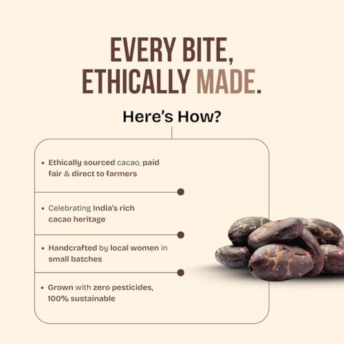 Image of Soothys 55% Dark Craft Chocolate Classic Bar | 88gms | Handcrafted with Single-Origin Cocoa | Gift for Her /Him | No Artificial Flavours