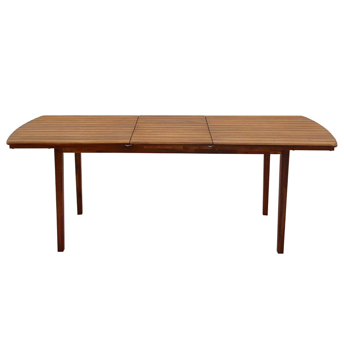 Miliboo Tavolo da giardino allungabile rettangolare in legno massiccio L160-210 cm CANOPEE