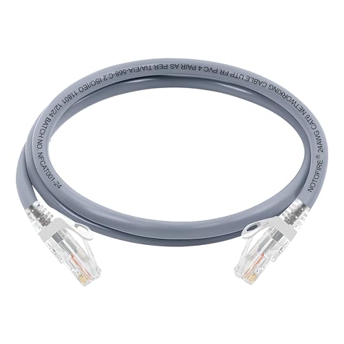 Image of NOTOFIRE Cat6 Ethernet Cable, High Speed 550MHZ / 10 Gigabit Speed UTP LAN Cable, Network Internet RJ45 LAN Cable, Patch Computer Cable Cord Gigabit Category 6 for Modem (0.5 Meter)