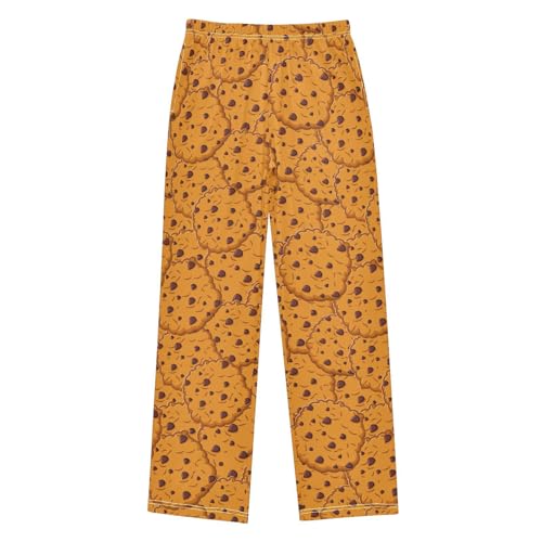 Chocolate Chip Cookies Pajama Pants Wide Leg Pj Bottoms Lounge Comfy Soft Casual Sleep Pants - Main Image