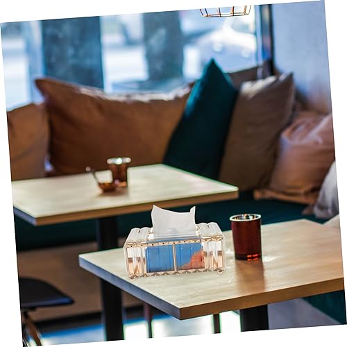 Boîte à mouchoirs rectangulaire avec ouverture large et stable - 7