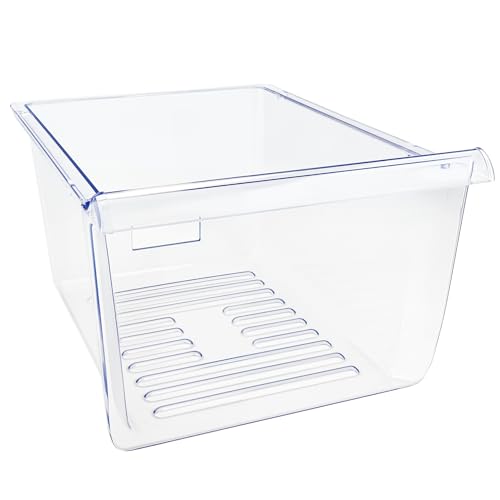 WP2256704 Refrigerator Crisper Drawer (clear) Compatible with whirlpool kenmore amana maytag etc. Refrigerator Crisper Pan 2256704 replace 1469225 PS11739936 AP6006849 EAP6006849 etc.