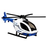 Matchbox Collectible Die-Cast Metal Sky Busters MBX Eheli Helicopter - HLJ18 ~ Blue, White and Black Helicopter ~ Includes Playmat
