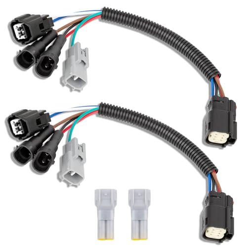 Svicari Update LED Headlight Conversion Pigtail Connector Wiring Harness for Toyota Tacoma 2016 2017 2018 2019 2020 Upgrade LED Headlamp Adapters Left and Right