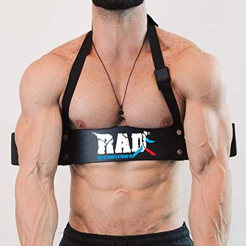 RAD Heavy Duty Arm Blaster for Biceps & Triceps Strength Training Arm Machines Isolator for Big Arms Bodybuilding & Weight Lifting