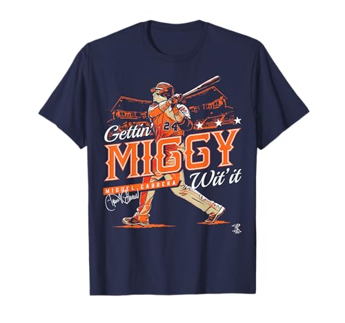Miguel Cabrera Gettin' Miggy With It T-Shirt - Apparel T-Shirt