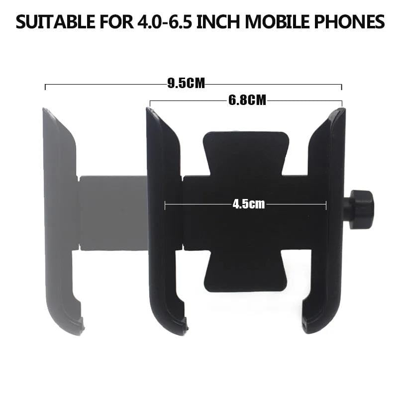 Supporto Navigazione Per Zontes 368G/350T/310/ZT310R – Staffa Manubrio In Alluminio, Regolabile 360°