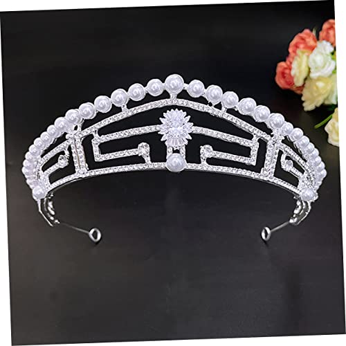 Tiara de boda para novia que soluciona la falta de brillo en accesorios de pelo 2