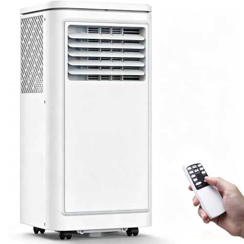 Image of Electactic 8000 BTUs Portable Air Conditioners for Room up to 350 Sq. Ft, Portable AC Unit with Cool /Fan /Dry /Sleep Mode, 24H Timer, Remote Control, Window Kit, for Bedroom