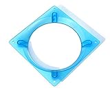 Hohe Qualität Adapter für Ventilatoren, 80/92 mm auf 120 mm, UV-Blau, Bitspower BP-FA1208090-UVBL