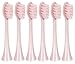 Produktbild 6 Stück Bürstenköpfe passend für Wondersmile Elektrische Zahnbürste, Ersatzbürsten ersatzbürstenkopf Aufsteckbürsten Passend für Wondersmile Schallzahnbürste (Rosa)