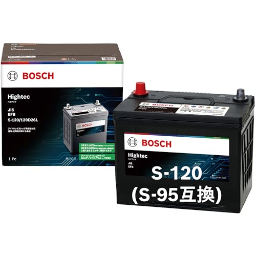 BOSCH (ボッシュ) 国産車バッテリー HT-S-120/120D26L Hightec JIS EFB アイドリングストップ車・充電制御車・標準車対応 (HTP-S-95/130D26L 後継モデル)