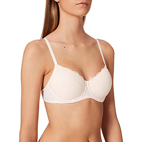 HANRO Women's Cotton Lace T-Shirt Spacer Bra