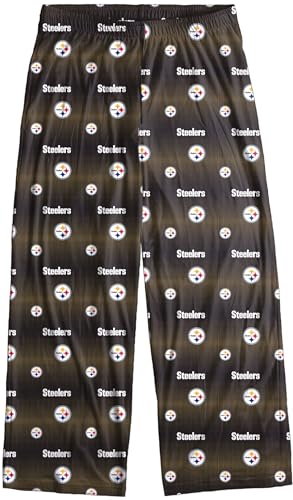 FOCO Pittsburgh Steelers Men's Scatter Pattern Pajama Lounge Multi Color Pants