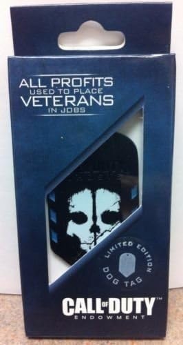 Call of Duty Ghosts Dog Tag Limited Edition 2013 Pre-Release