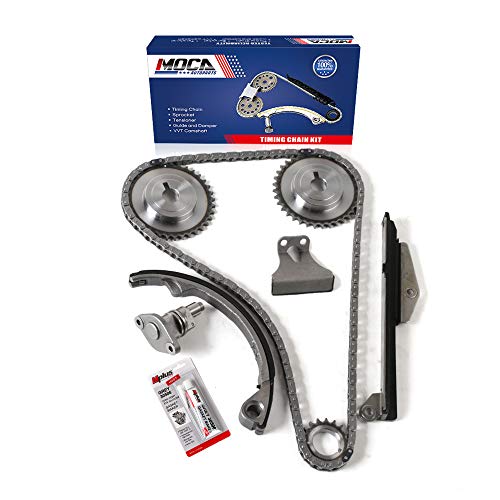 MOCA Timing Chain Kit Fits 1991-2002 for Infiniti G20 2.0L, 1991-2001 for Nissan Sentra 2.0L, 1995-1998 for Nissan 200SX 2.0L Eng.Code 