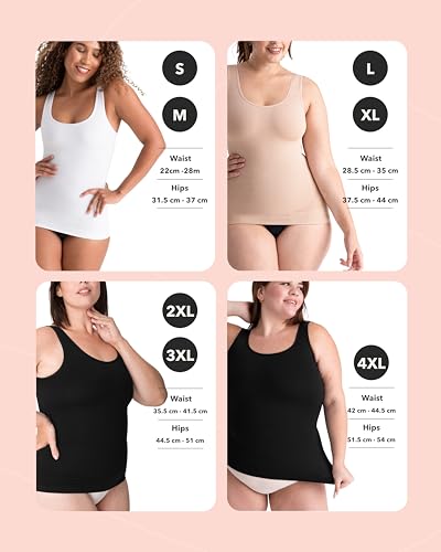 SHAPERMINT Compression Tank Cami - Tummy and Waist Control Body Shapewear Camisole for Women4