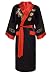 Produktbild laciteinterdite Herren japanischer Morgenmantel Kimono umkehrbar schwarz und rot S