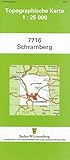 schramberg sulgen firmen  Schramberg 1 : 25 000