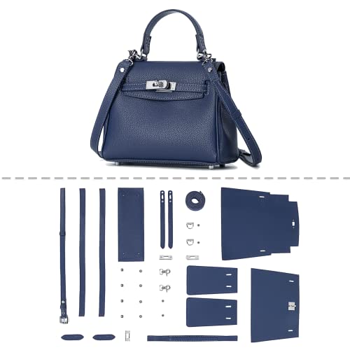 POPSEWING DIY �o�b�O�L�b�g KL �����p�f�U�C�i�[�o�b�O�ADIY ���U�[�o�b�O�L�b�g�A�D���L�b�g�t�� DIY �N���X�{�f�B�V�����_�[�o�b�O�A�}�} �K�[���t�����h�̒a�����N���X�}�X�M�t�g�p DIY ����o�b�O�L�b�g (�l�C�r�[�u���[ DIY 