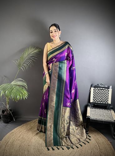 Pandadi Saree zari woven silk saree in soft silk – image 2