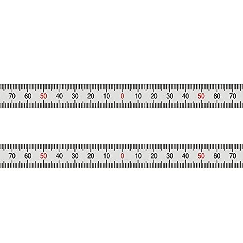 Cinta métrica adhesiva de acero inoxidable 300mm x 20mm miniatura 2