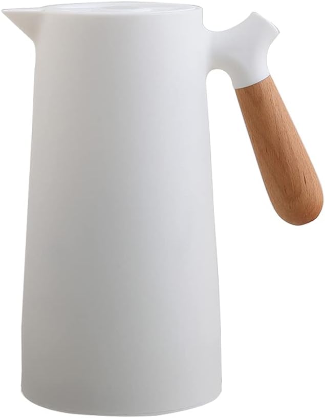 1L Large Capacity Thermal Insulation Kettle Household Pot Glass Liner Hot Water Bottle