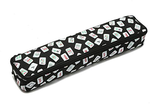 Mah Jongg Multi-Purpose (XL-Black) Tile/Rack Color Tile Zippered Case