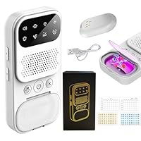 Kabelloser Bettnässer Alarm Kinder, Pipi-Alarm mit Automatischer Reinigungs, Bettnässensor mit Vibration und Klingelton, USB-Aufladung Pee Alarm für nächtliches Töpfchentraining Überwindun