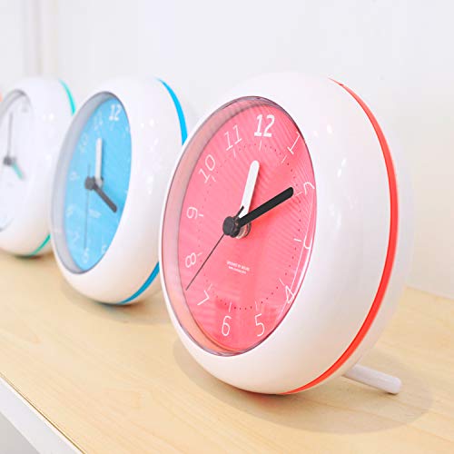Mooas Silent Waterproof Clock 3 Types, Bathroom Clock, Shower Clock, Silent Non-Ticking Battery Operated, Hanging Clock, Indoor Outdoor Waterproof Clock, Kitchen Clock, Shower Clock (Mint) #TOP4
