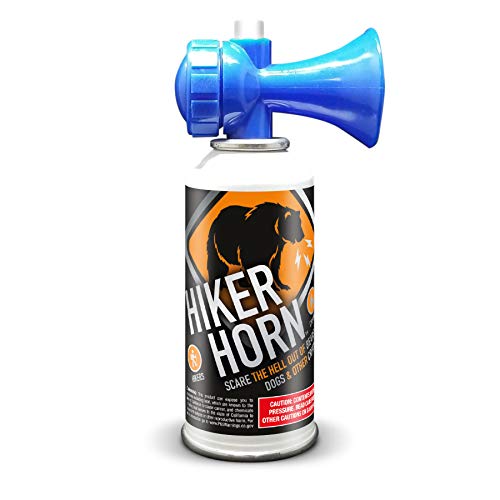 K3 Brands Compact Hiker Horn to Scare Bears, Dogs Other Critters, Perfect Repellent and Deterrent for Hikers