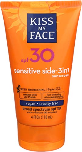 Soin Solaire Avoine Protein Kiss My Face contre le dessèchement SPF30
