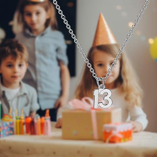 CHOORO Birthday Gifts for Her Birthday Necklace Number Necklace for Birthday 13th 16th 21st Gift3